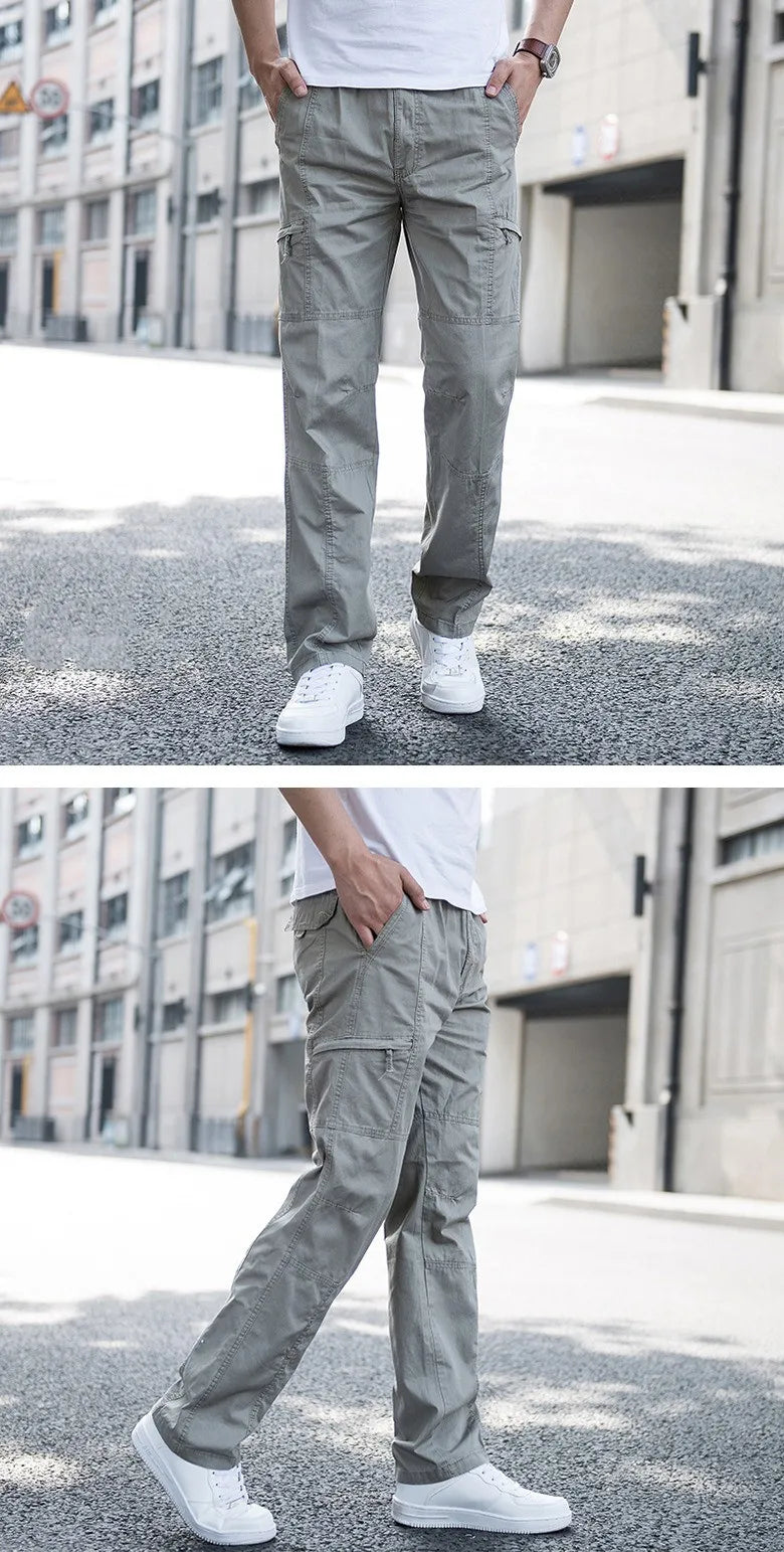 Men’s Loose Straight Cargo Pants
