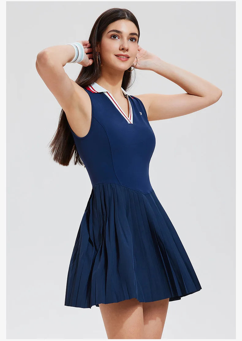 فستان بولو تنس جولف نسائي