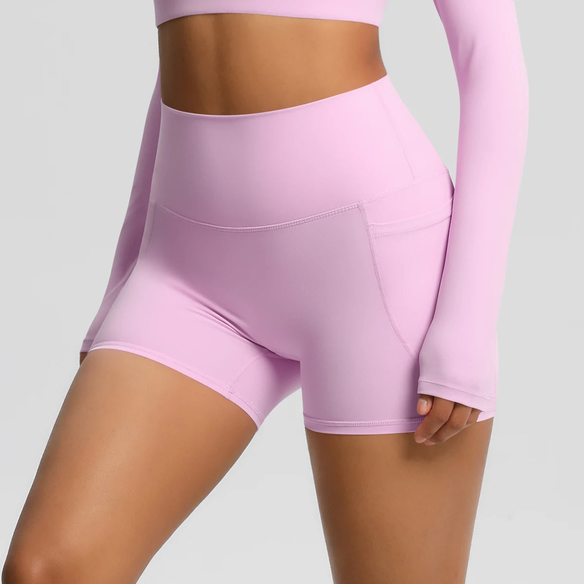 Women's Pocketed Fitness Yoga Shorts