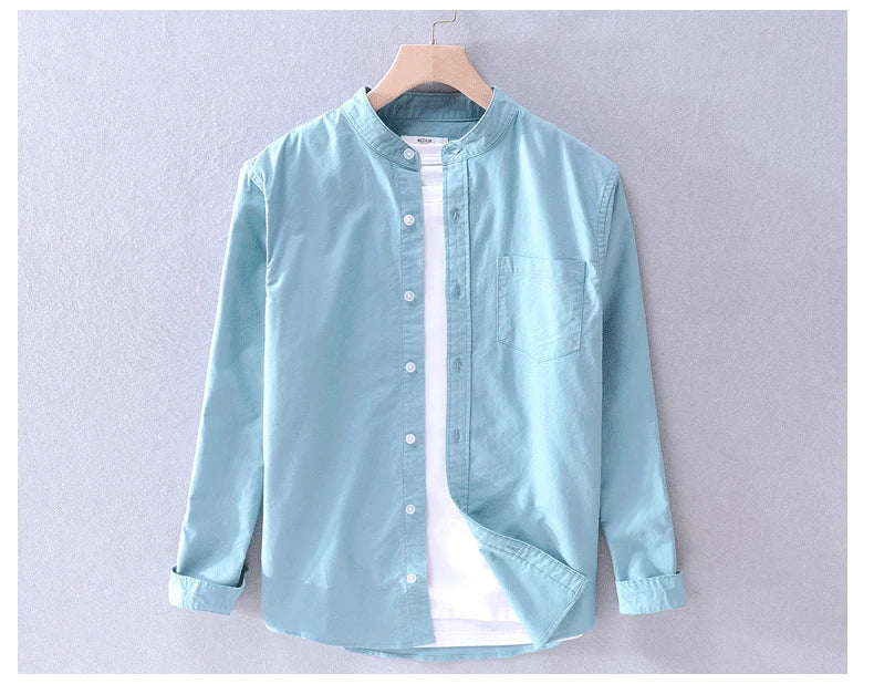 قميص أكسفورد أبيض للرجال