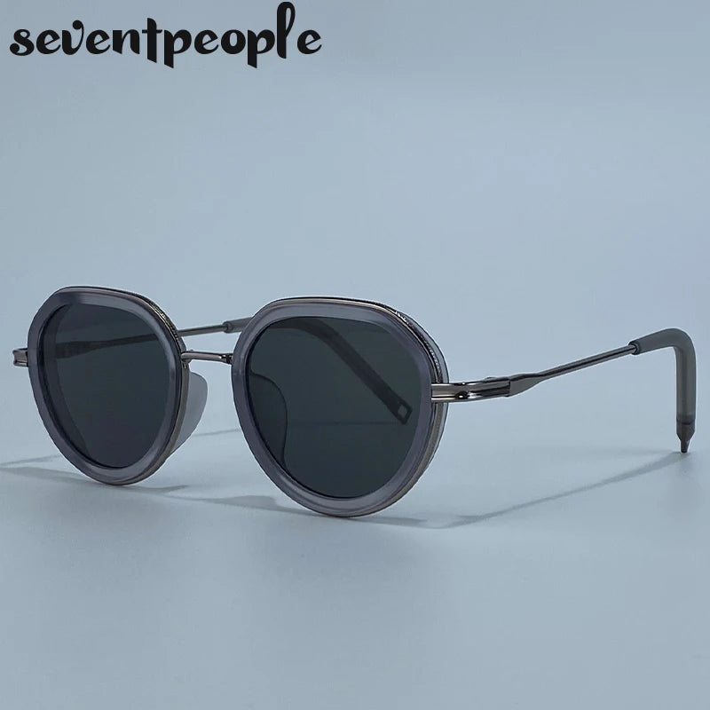Vintage Round Metal Sunglasses