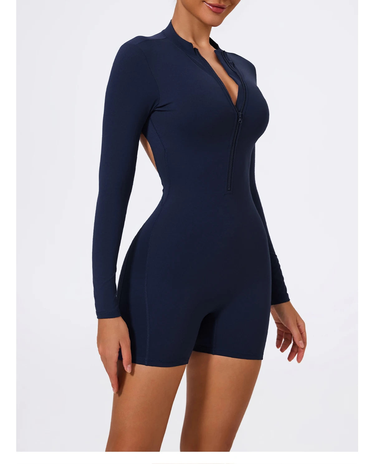 SculptZip Activewear Jumpsuit