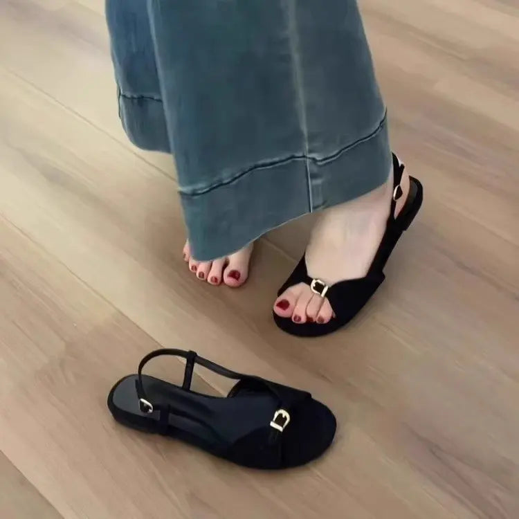 Women Cozy Flat Sandals Casual Summer Shoes