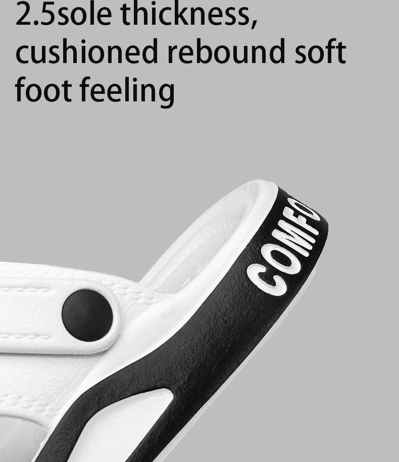 صنادل رجالية بنعل سميك من مادة إي في إيه