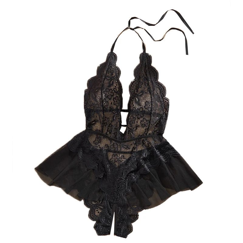 Plus Size Lace Bodysuit