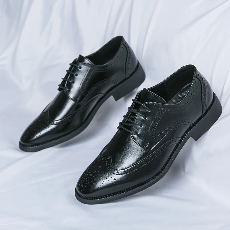 Men’s Full-Grain Leather Dress Shoes