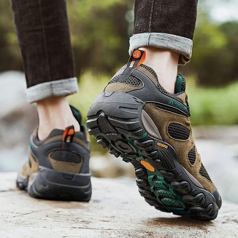 أحذية المشي لمسافات طويلة الخارجية القابلة للتنفس للرجال