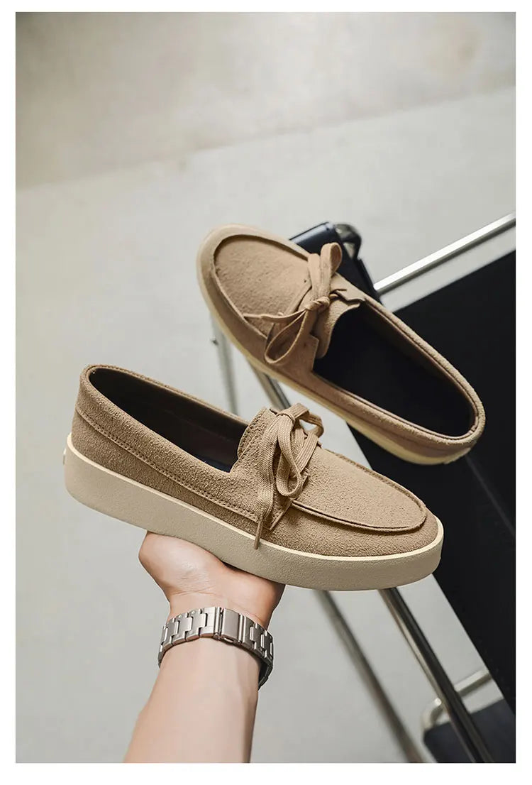 Men Suede Lightweight Driving Loafers