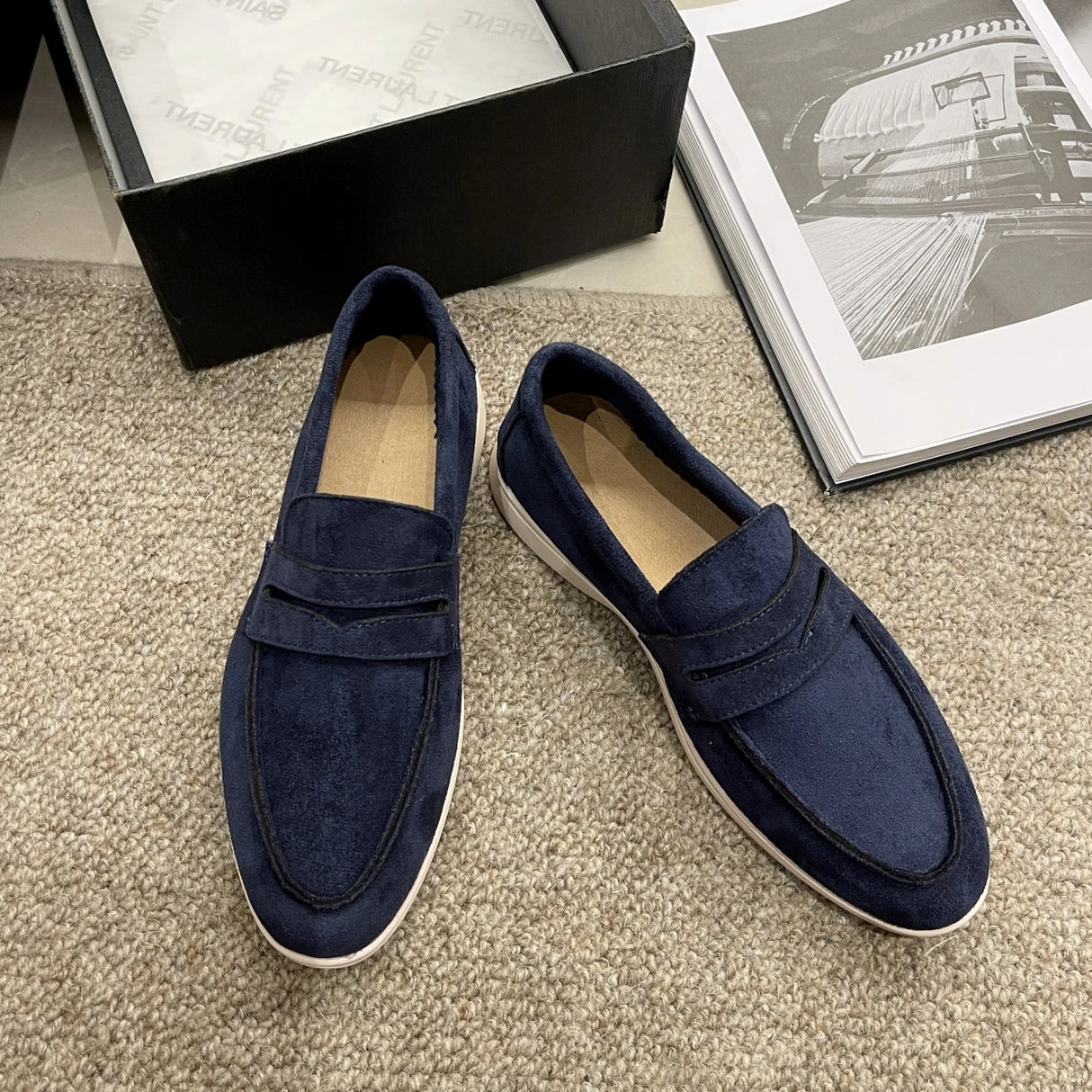 Women Loafers – Retro British Style Slip-On Flats 2025