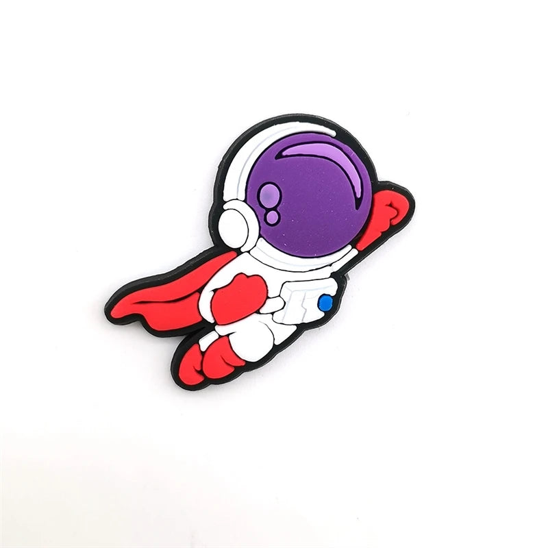Women Astronaut Shoe Charms Space Accessories