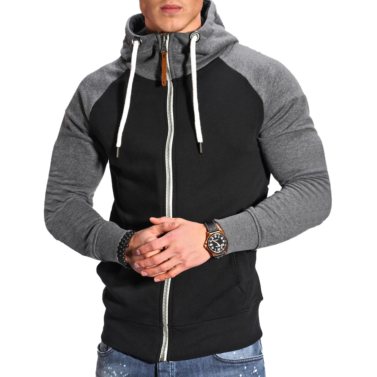Men’s Zipper Hooded Sweatshirt