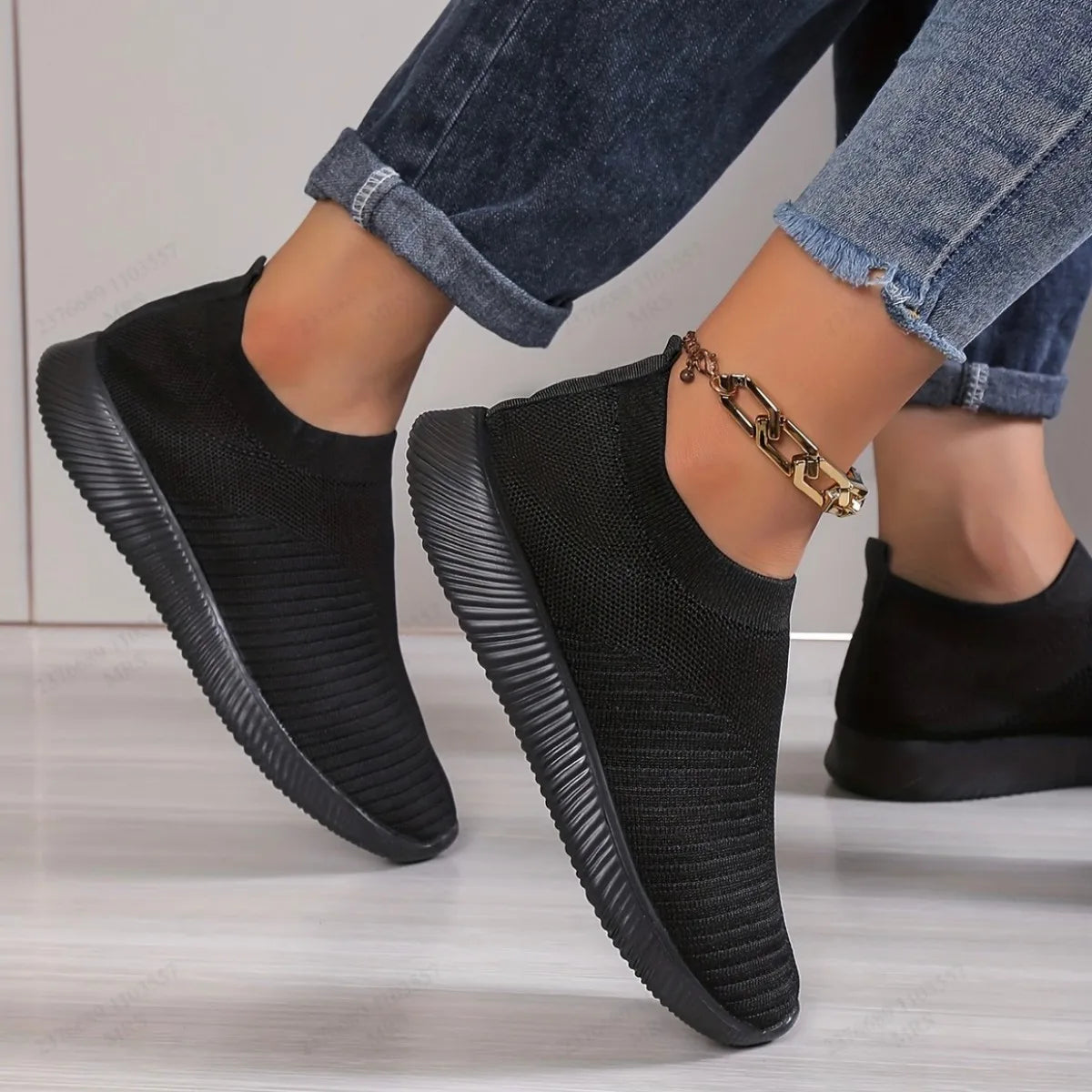 Women's Breathable Mesh Slip-On Sneakers