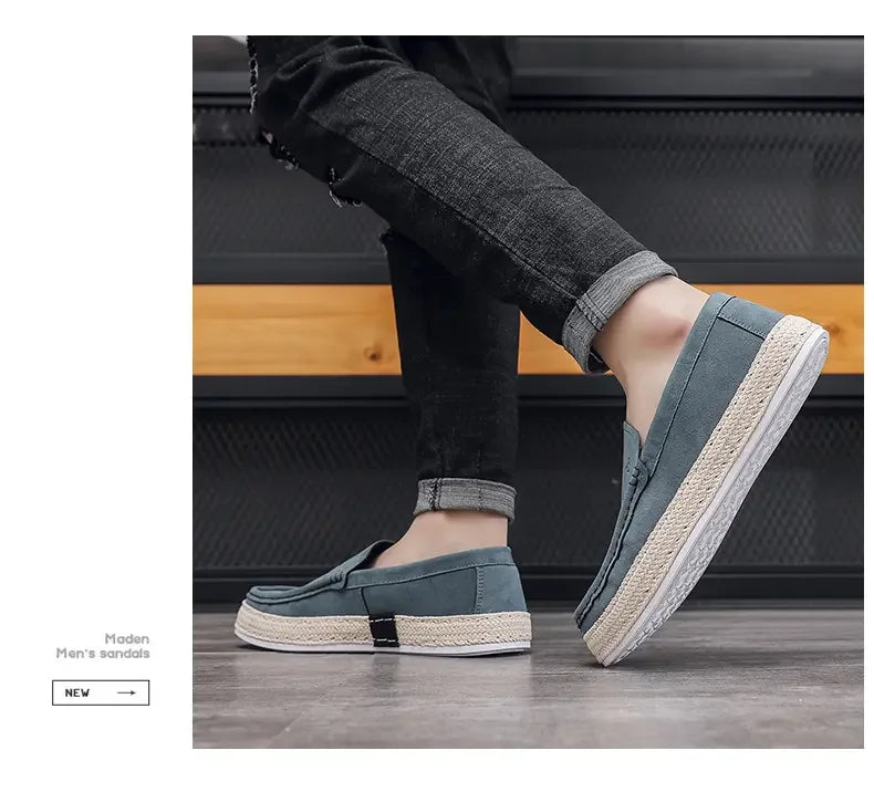 Men’s Suede Loafers Casual Flats