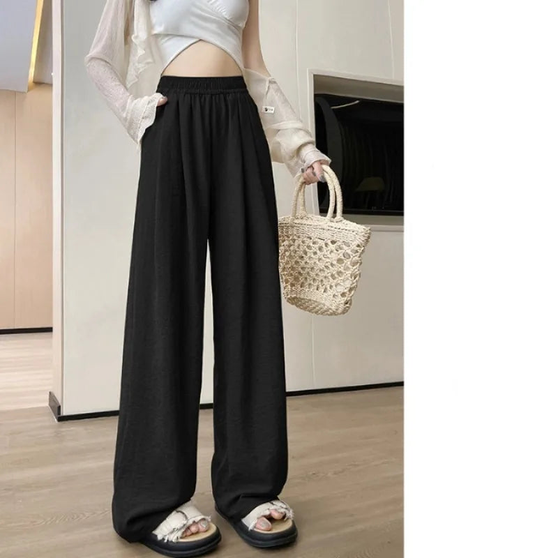 Women’s Oversized French Wide-Leg Pants