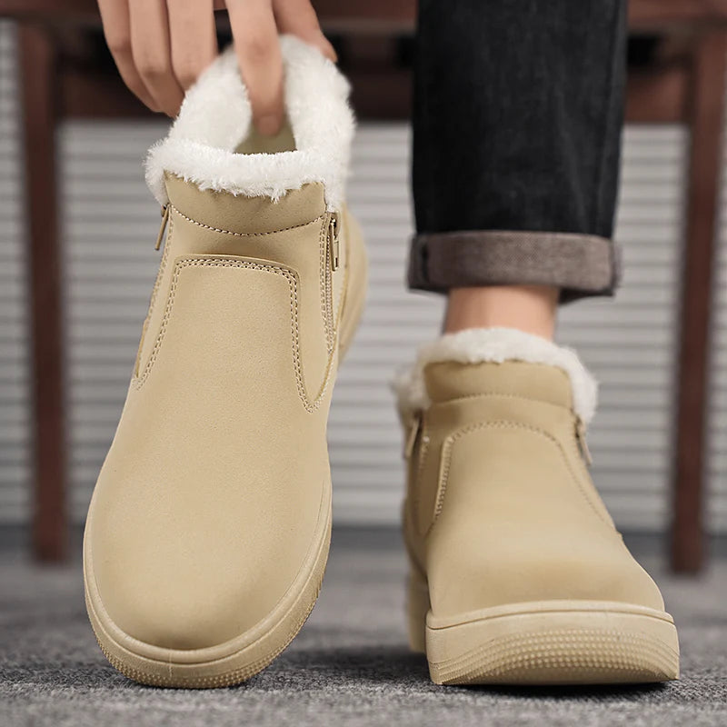 أحذية المطر الخارجية ذات النعل السميك للنساء