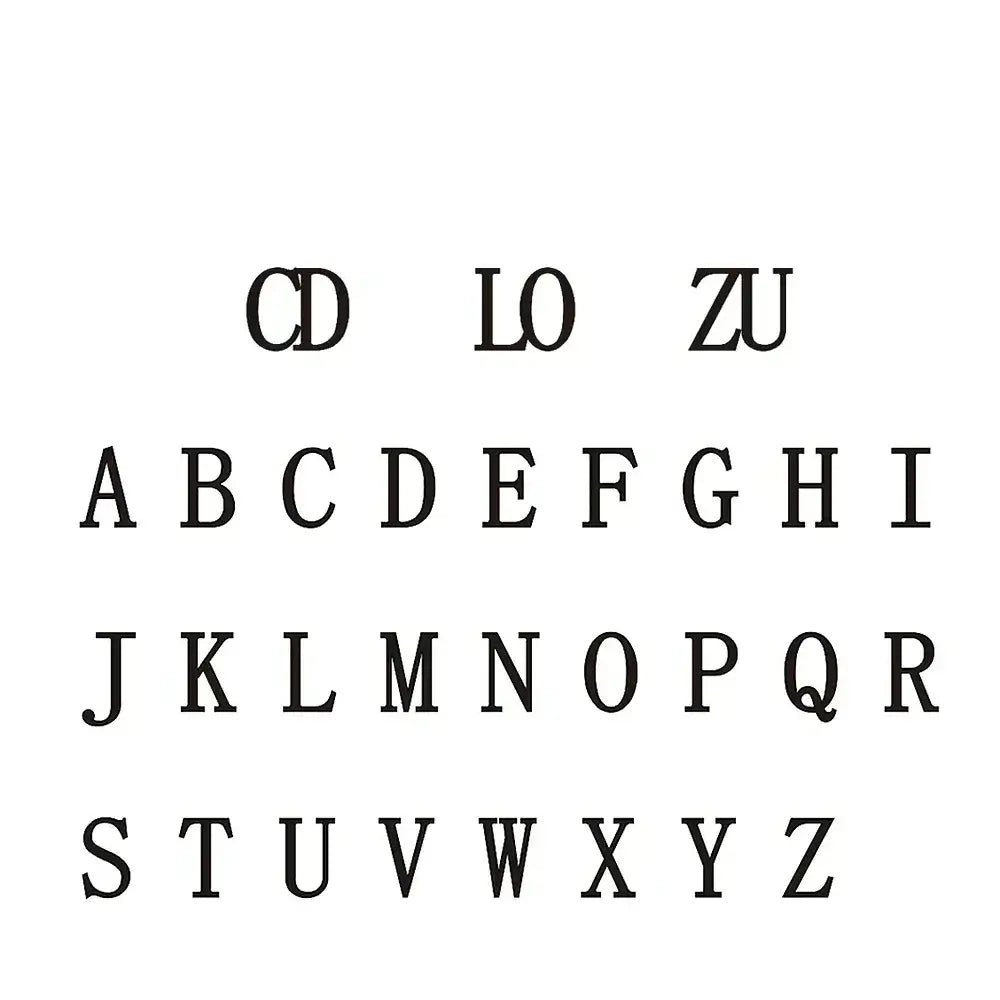 Skyrim Custom Initials Brooch Stainless