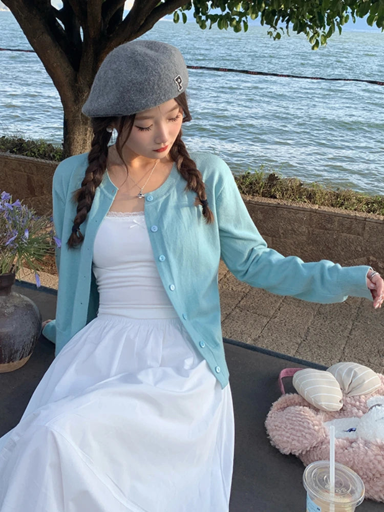 Women's Long Sleeve Knit Cardigan