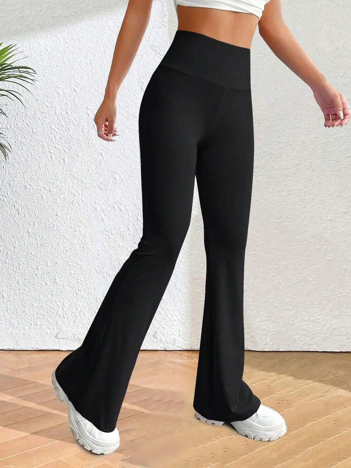 Women's High Waisted Flare Pants
