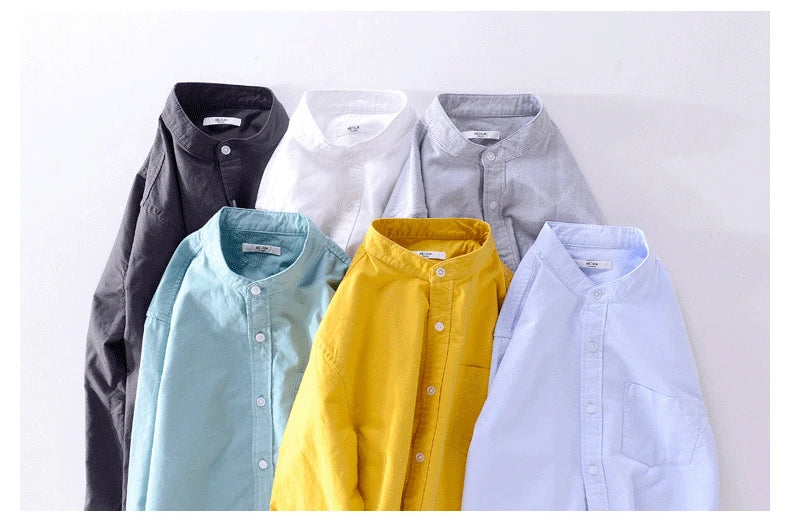 قميص أكسفورد أبيض للرجال