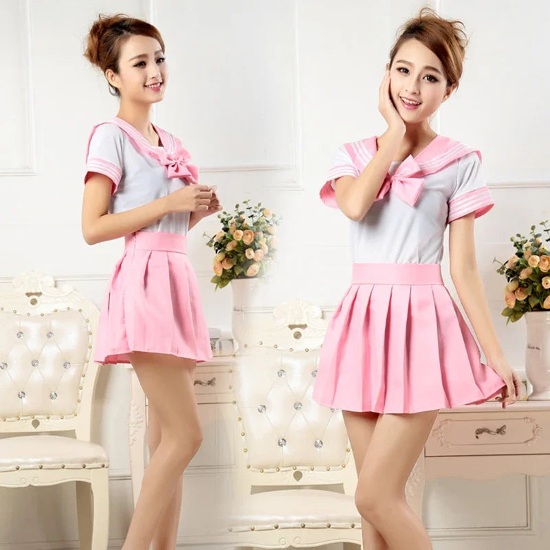 Japanese JK Sailor Schoolgirl Cosplay Uniform