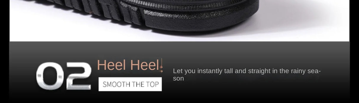 أحذية مطر رجالية منخفضة القطع