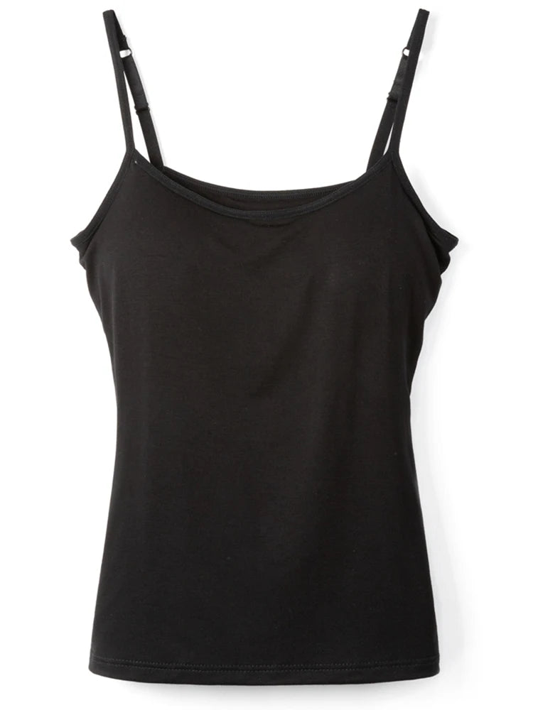 Breathable Yoga Camisole with Chest Pad