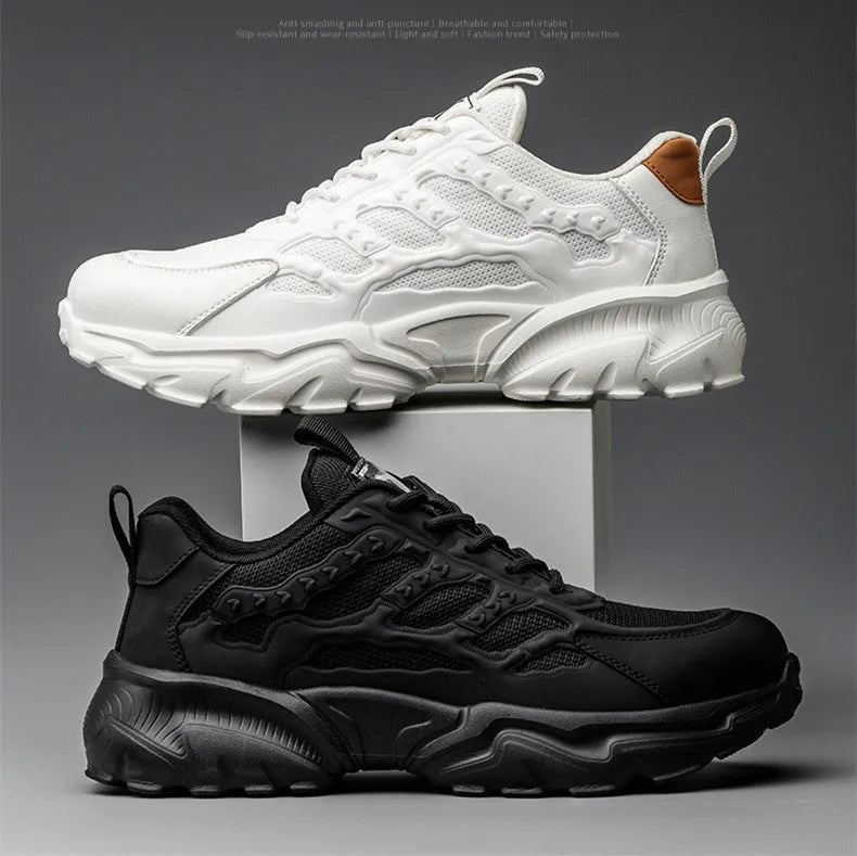 Women Safety Shoes Protective Security Sneakers