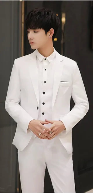 بدلة عمل رسمية ضيقة للرجال