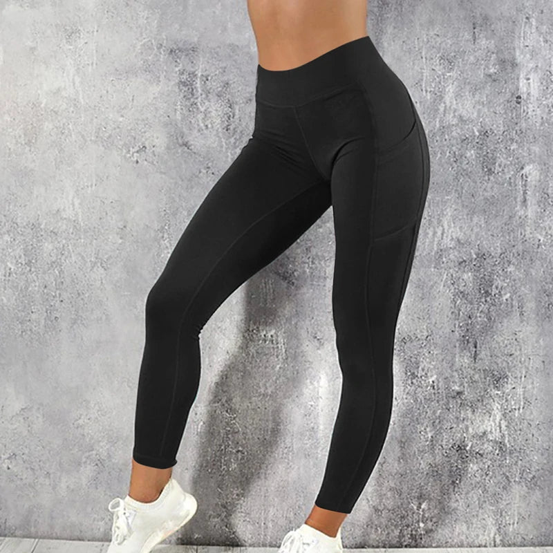 Women Pocketed Gym Yoga Leggings