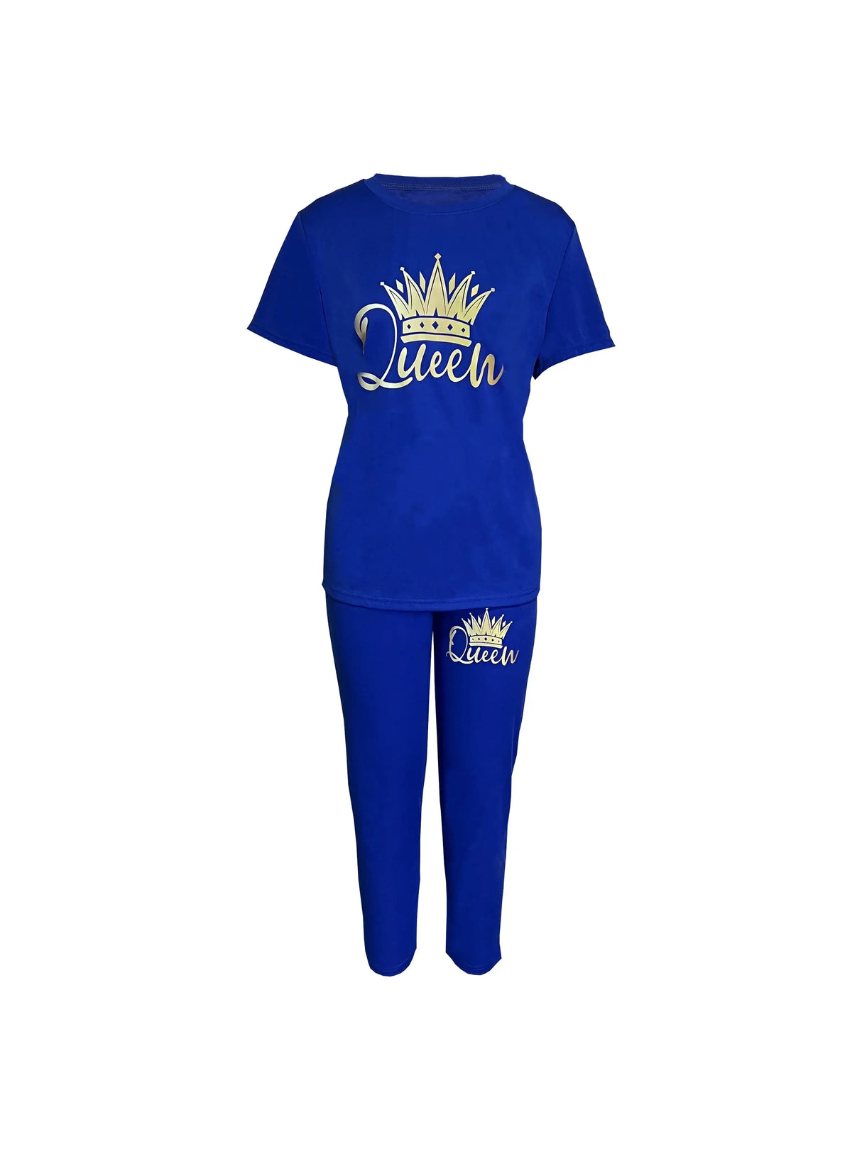 Women Plus Size Printed Casual Set