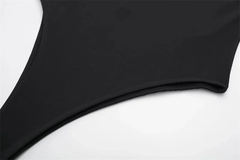 MUJER Sleeveless Backless Women's Bodysuit – Sexy Tight Bodycon Summer Top