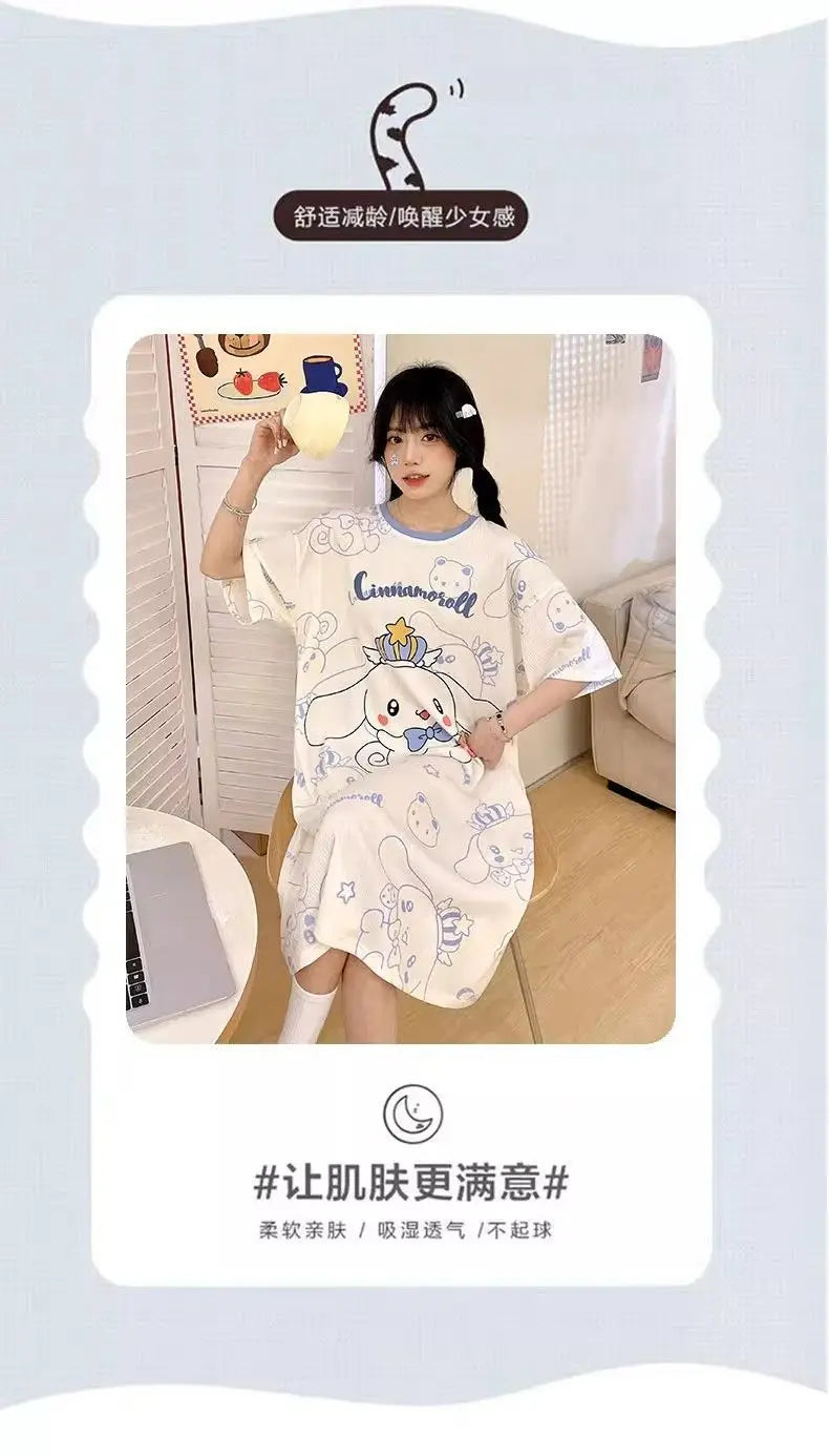 Sanrio Kuromi Cute Pajamas Cosplay Costume