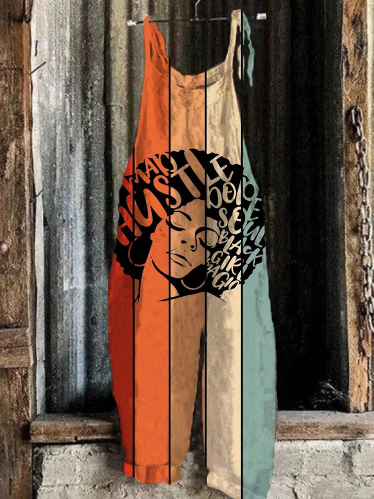 شورت نسائي من قطعة واحدة بطبعة تجريدية