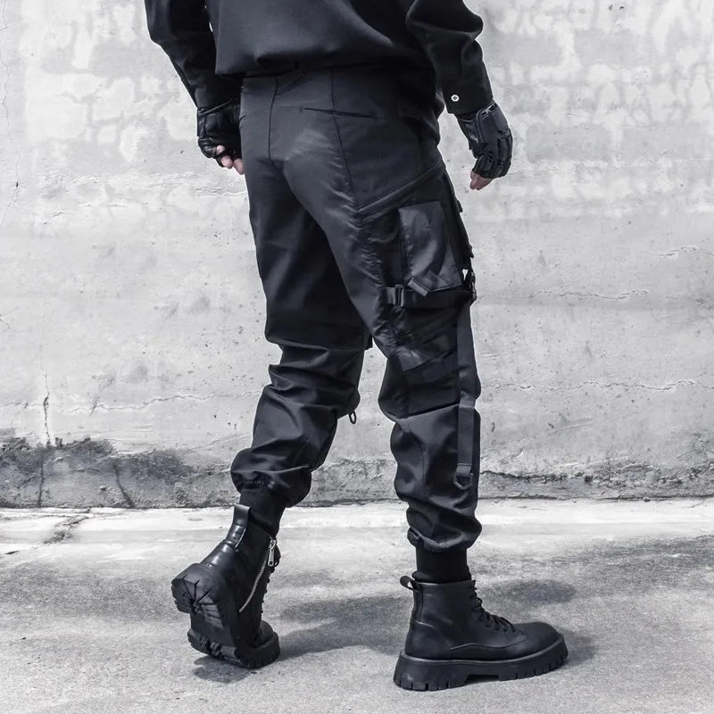 Men Techwear Tactical Cargo Pants