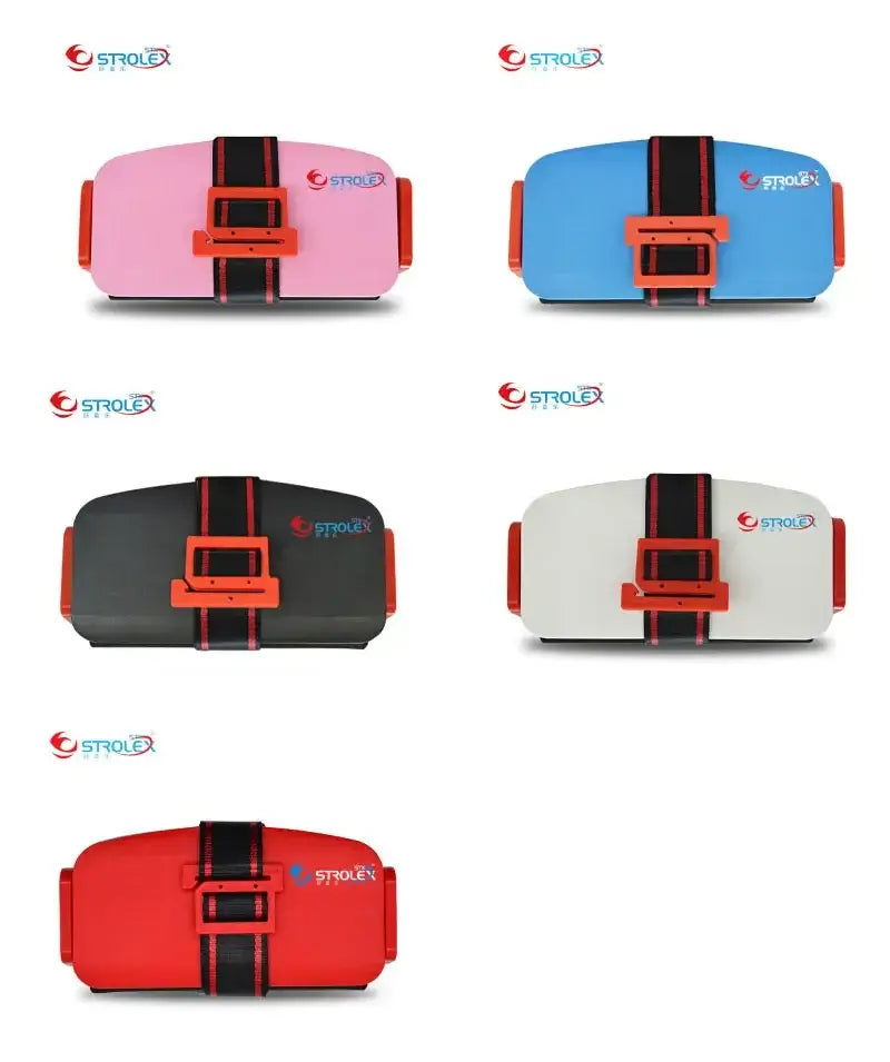 Collection of Ifold Portable Baby Car Seats in various colors including pink, blue, black, and red designed for comfort and safety.