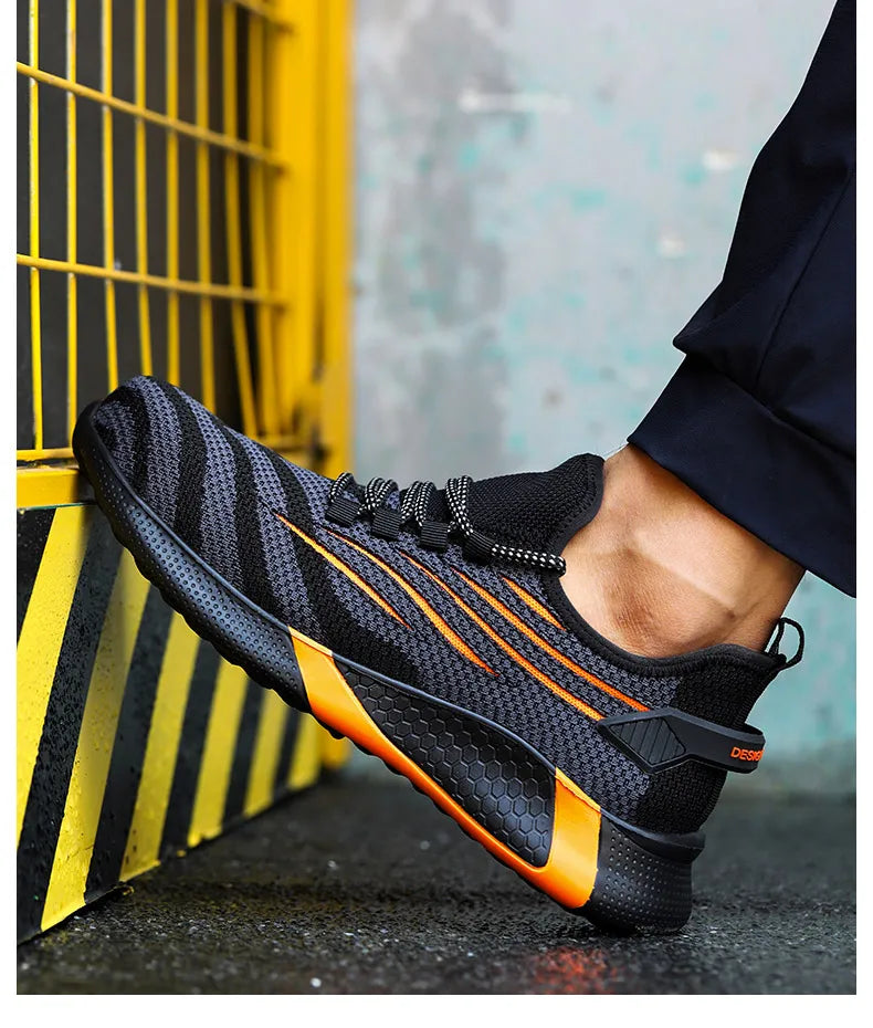 أحذية عمل خفيفة الوزن غير قابلة للتدمير للرجال