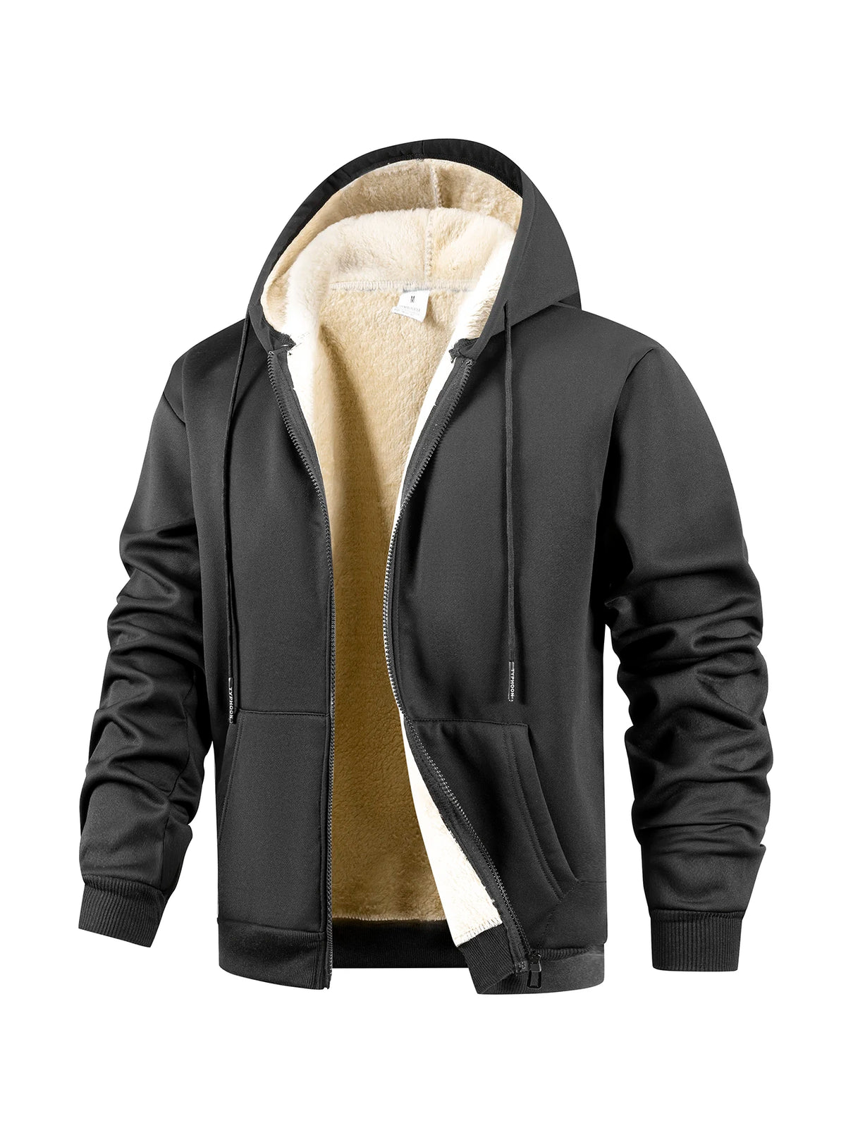 Men's Thick Fleece Zip Hoodie