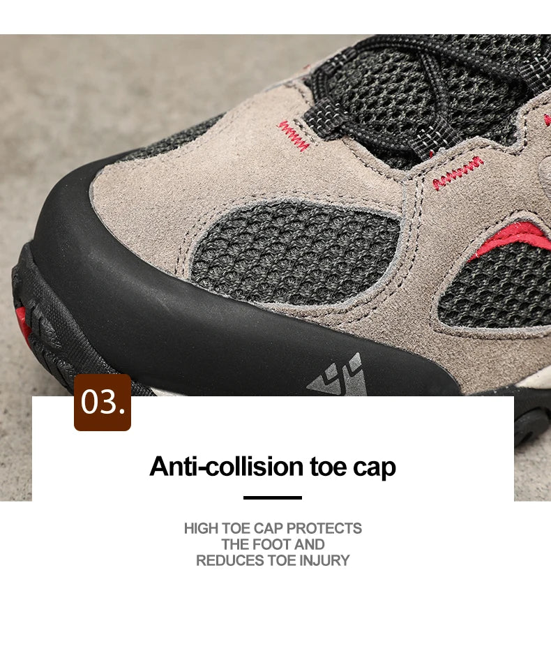 أحذية المشي لمسافات طويلة الخارجية القابلة للتنفس للرجال