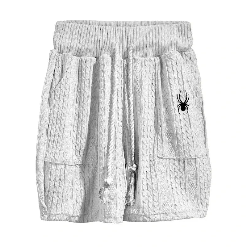 Men Jacquard Shorts Set