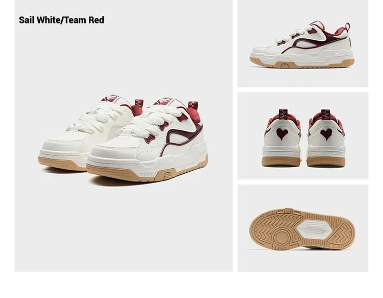 حذاء رياضي Xtep للرجال بنعل سميك للتزلج على الألواح