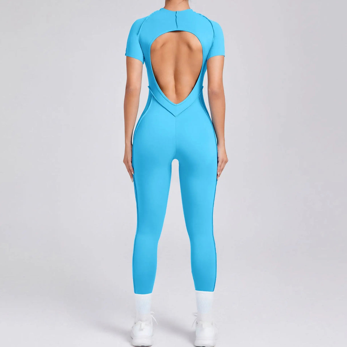 Women Backless Yoga Jumpsuit