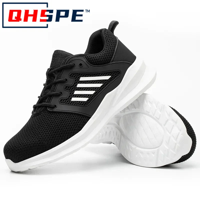 حذاء رياضي رجالي بمقدمة فولاذية غير قابلة للتدمير