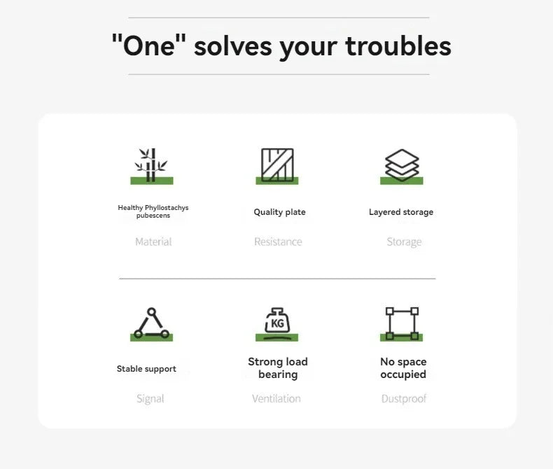 Multi-Layer Floor Standing Kitchen Shelf