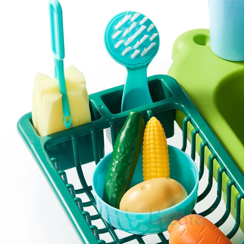 Kids Electric Kitchen Sink Toy