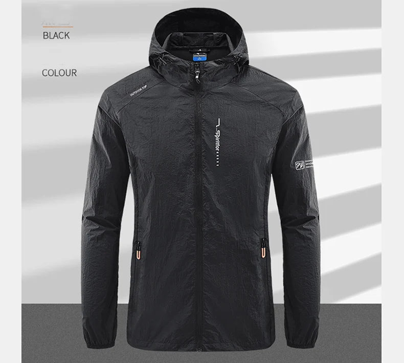 Men Ultra Light Quick Dry Hiking Jacket