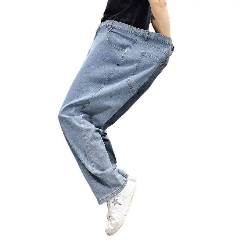 بنطلون جينز رجالي كبير جدًا مقاس 12XL