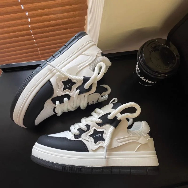 أحذية لوفر عصرية بنعل سميك - أسلوب رياضي 2025