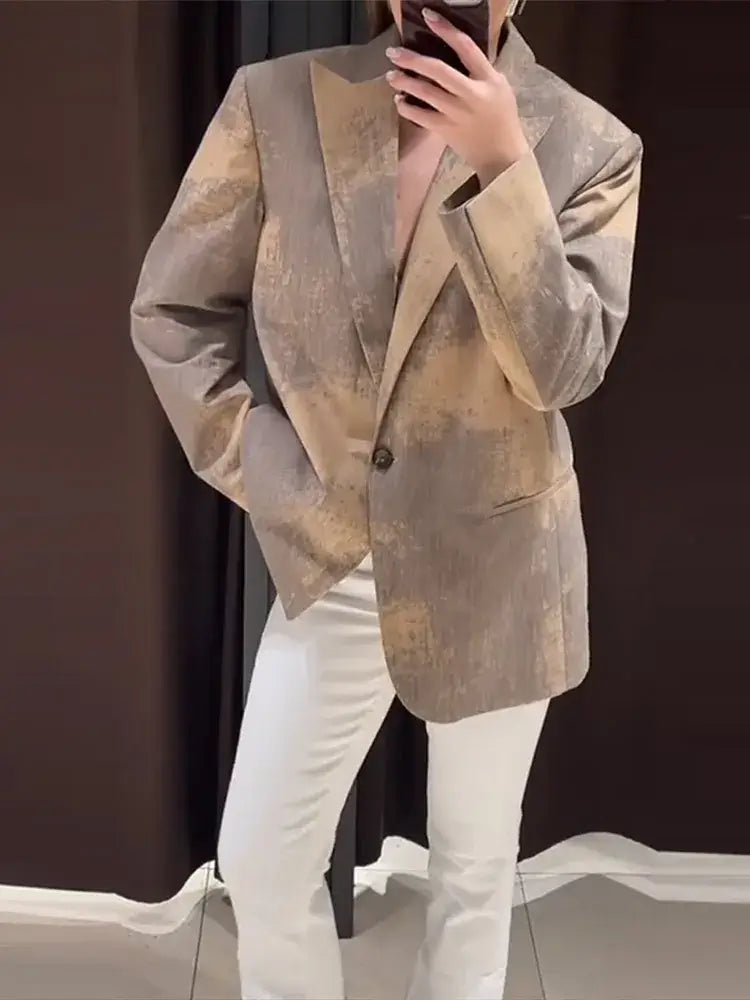 طقم فستان وسترة من الدانتيل المرقّع للنساء