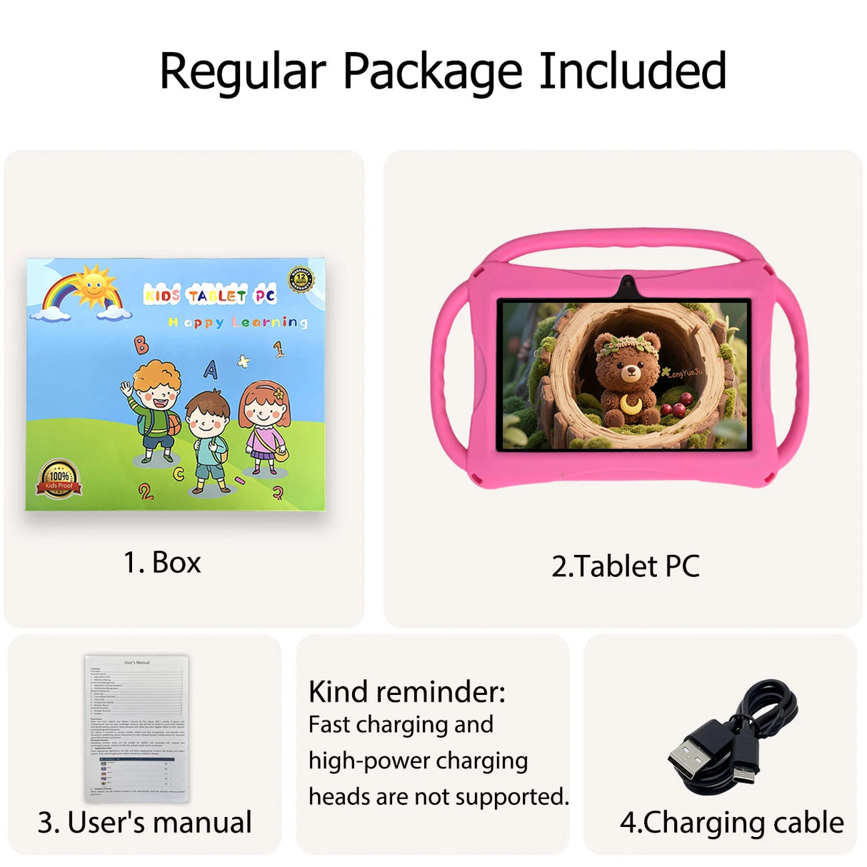 Kids 7-Inch Android Tablet with Parental Control