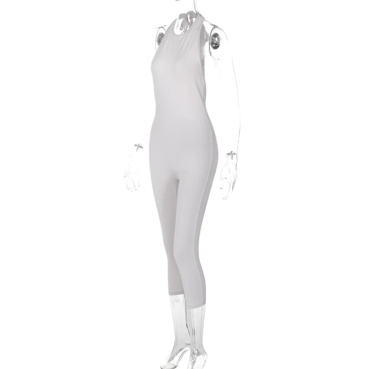 HaloGlam™ – جمبسوت حفلات مفتوح الظهر (لامع، جريء، وجريء)